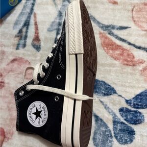Converse Black and White High-Top Sneakers